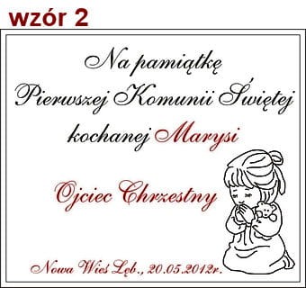 Wzory dedykacji Komunia Święta