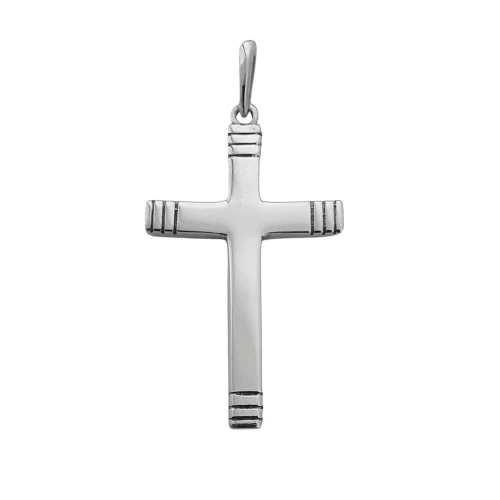 srebrny-krzyzyk-prosty-gladki-z-wisiorek-dla-mezczyzny.webp