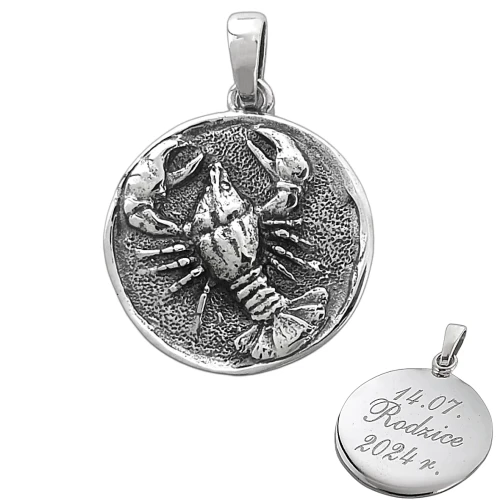 srebrna-zawieszka-znak-zodiaku-rak-z-grawerem.webp