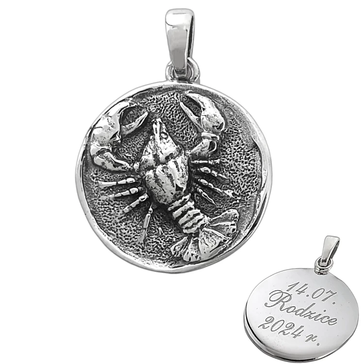 srebrna-zawieszka-znak-zodiaku-rak-z-grawerem.webp