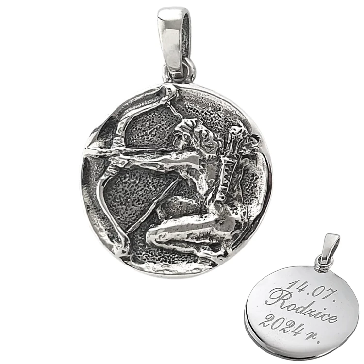 srebrna-zawieszka-znak-zodiaku-strzekec-z-grawerem.webp