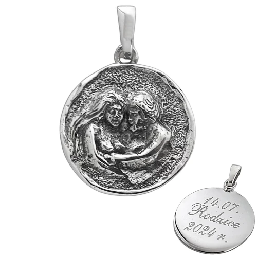 srebrna-zawieszka-znak-zodiaku-bliznieta-z-grawerem.webp