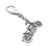 Srebrny motor brelok Chopper do kluczy - personalizowany prezent