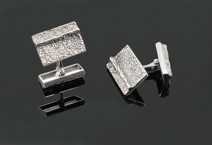 oryginalne spinki do koszuli ze srebra 925