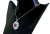 Personalizowany medalion srebrny z cyrkoniami, puzderko na łańcuszku