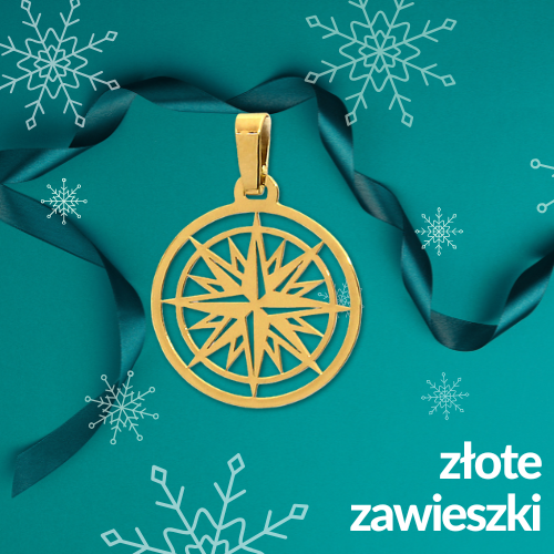złote zawieszki