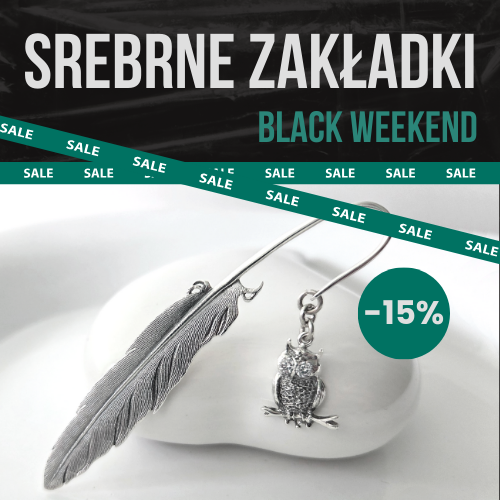 Black Weekend srebrne zakładki