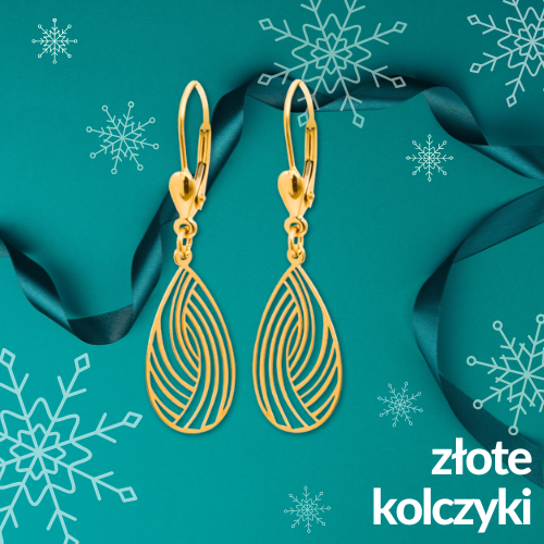 złote kolczyki