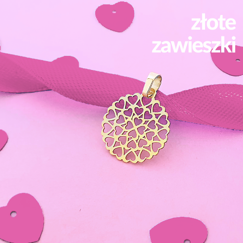 złote zawieszki