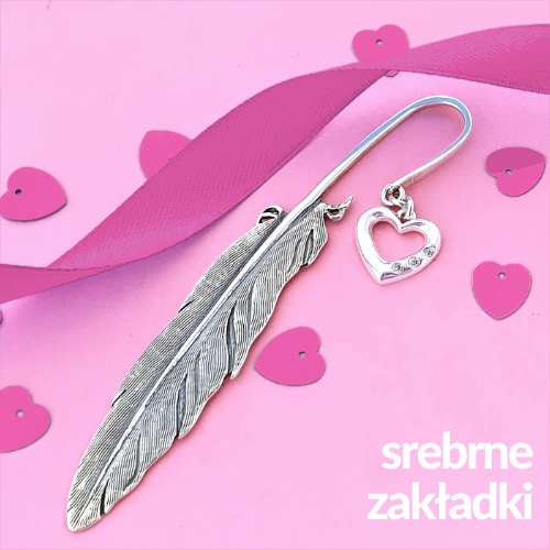 srebrne zakładki