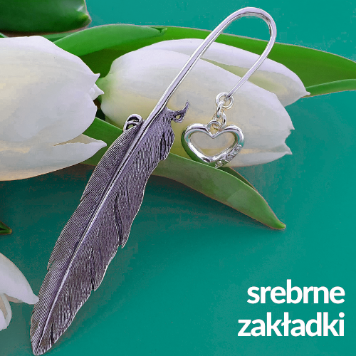 srebrne zakładki