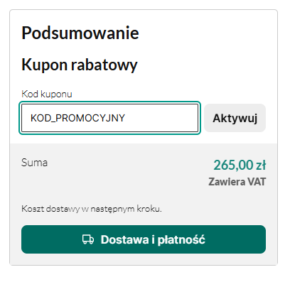 Jak korzystać z kodów promocyjnych w Avis Jubiler